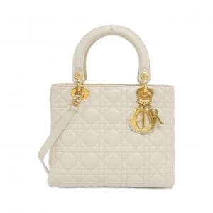 【ヴィンテージ】クリスチャンディオール レディ ディオール ミディアム CAL44550 バッグ