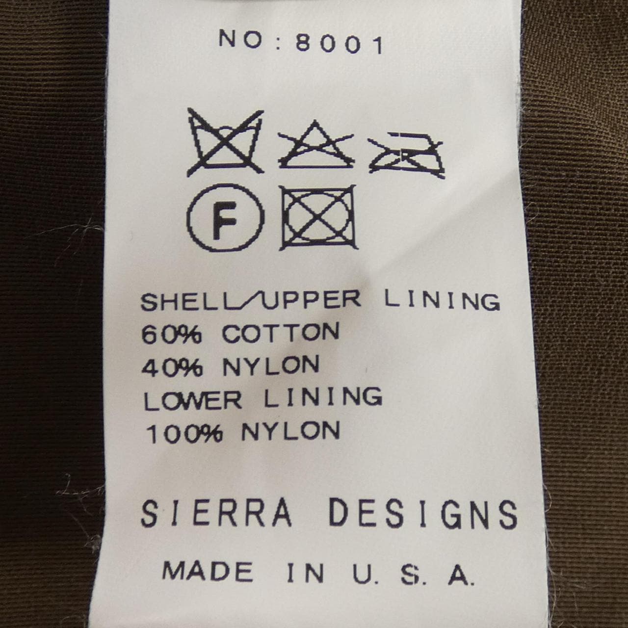シェラデザイン SIERRA DESIGNS ジャケット