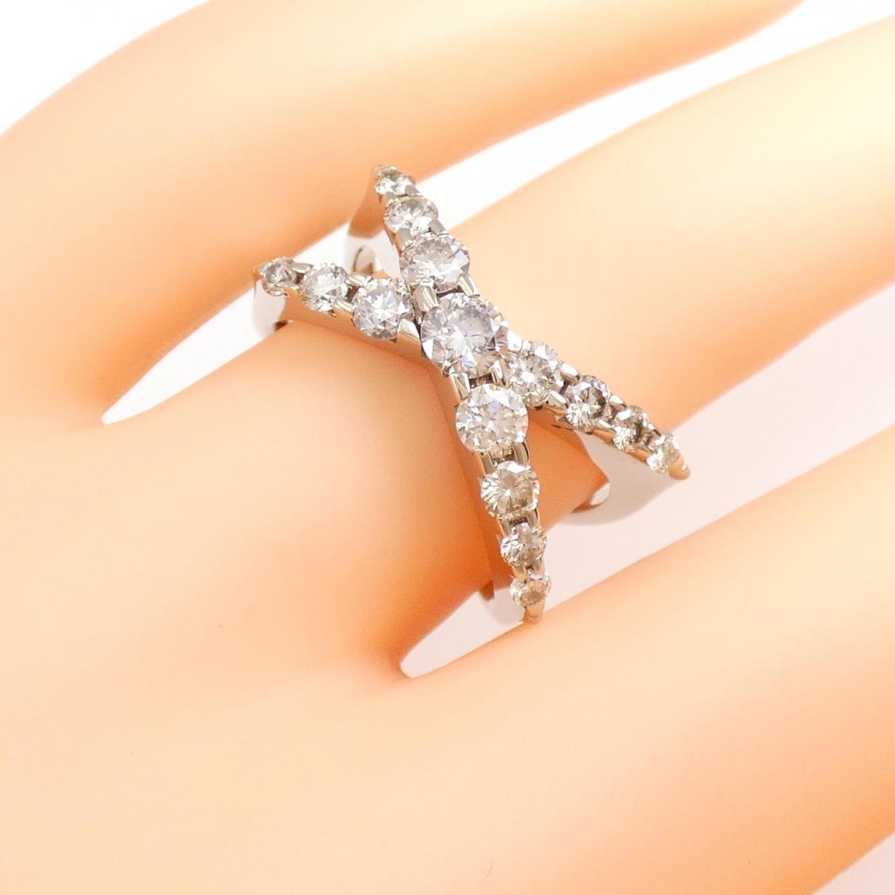 カシケイ ネイキッドリング K18(BG)/Pt900 0.18ct 12.8g | www