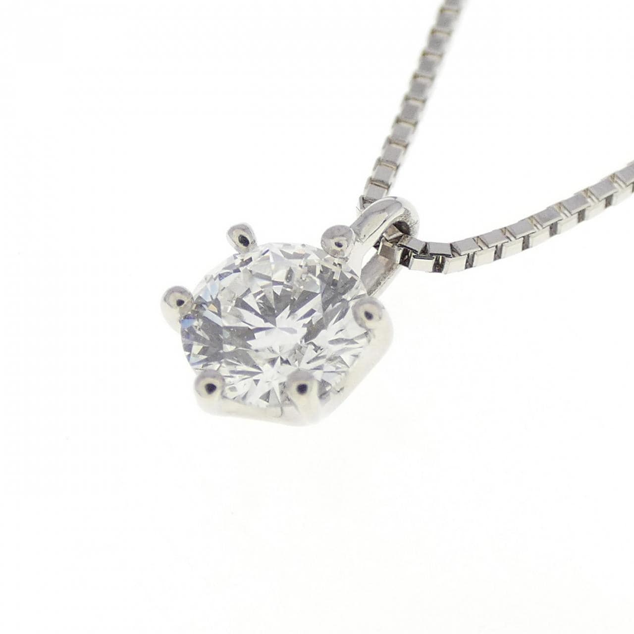 PT Diamond Necklace 0.343CT E SI1 EXT H&C