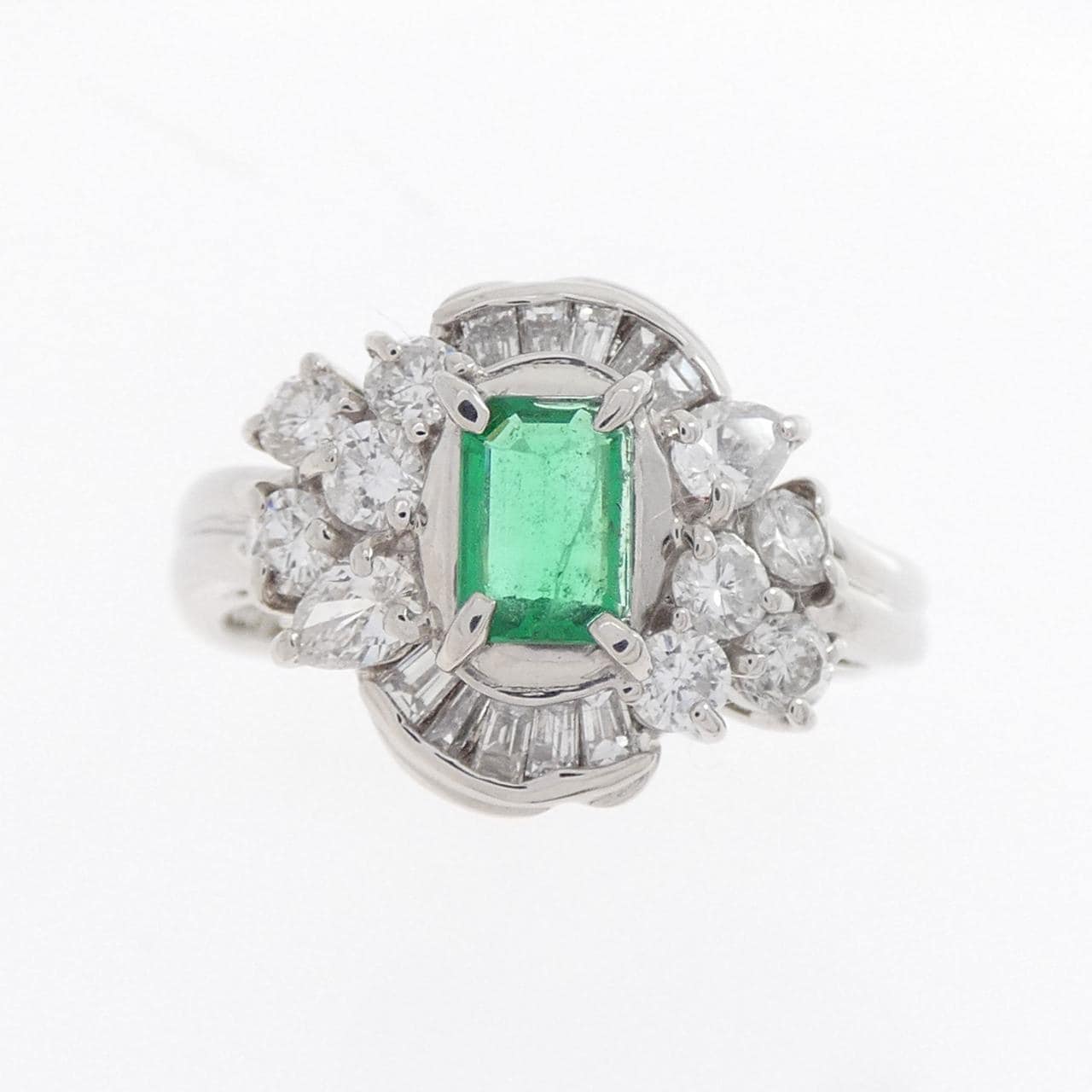 PT850 エメラルド リング 0.32CT