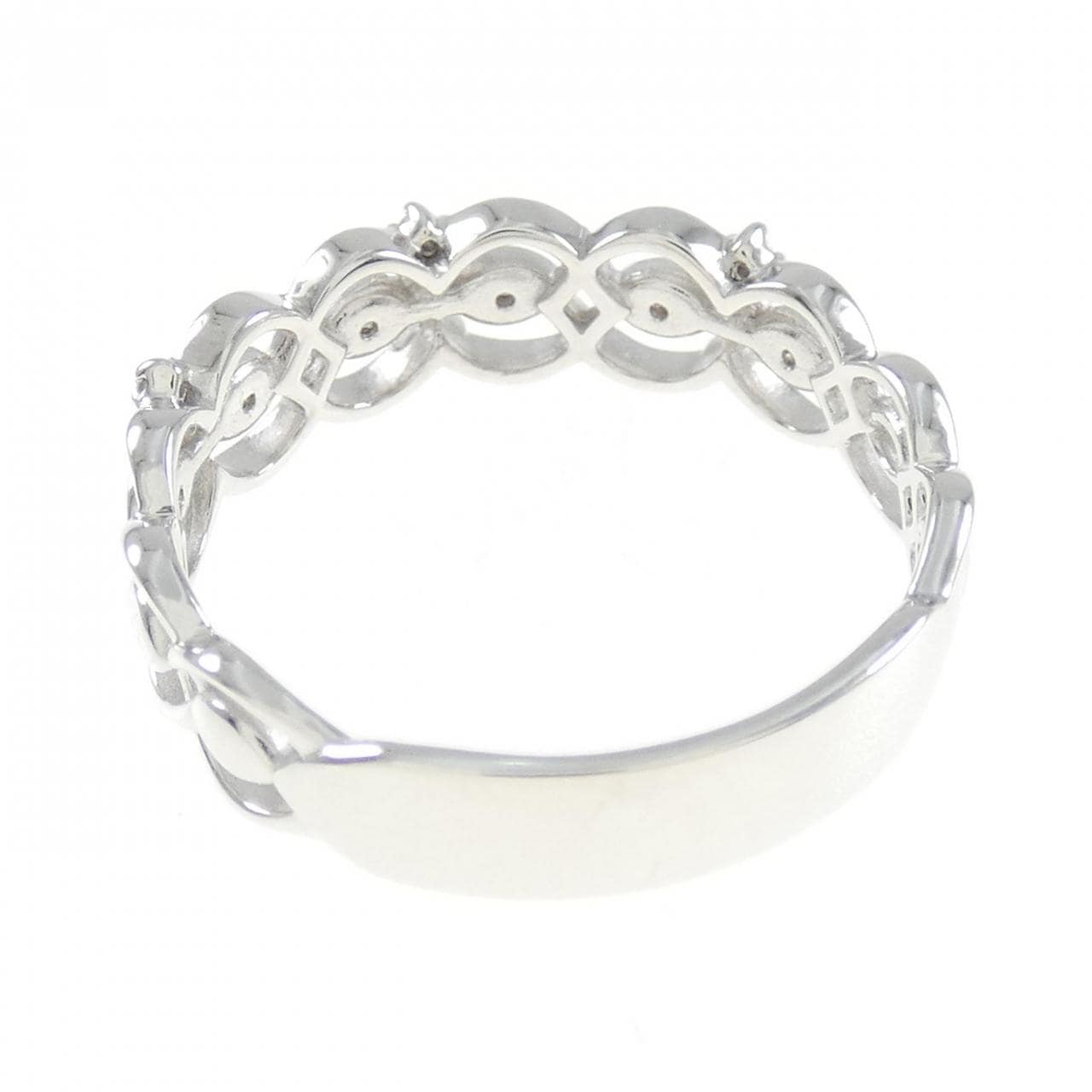 K18WG ダイヤモンド リング 0.10CT