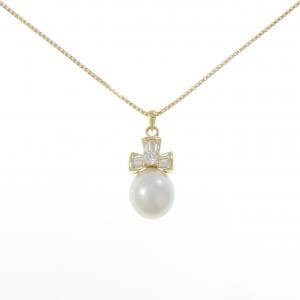 K18YG 白蝶パール ネックレス