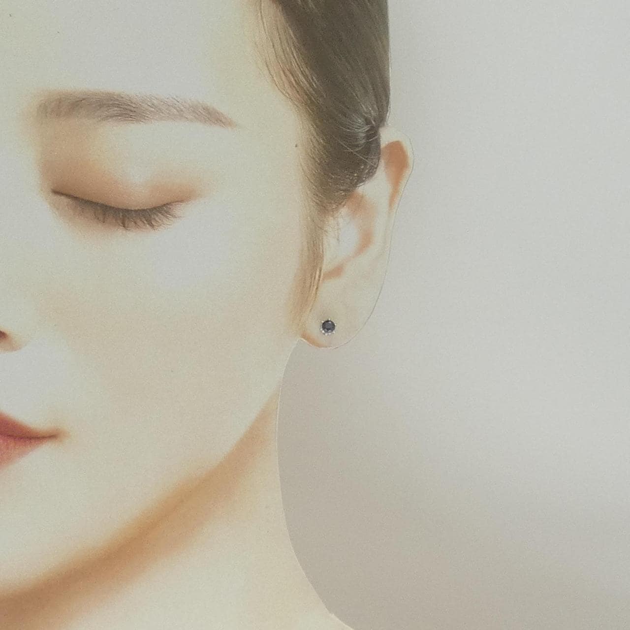 K18WG ダイヤモンド ピアス 0.50CT