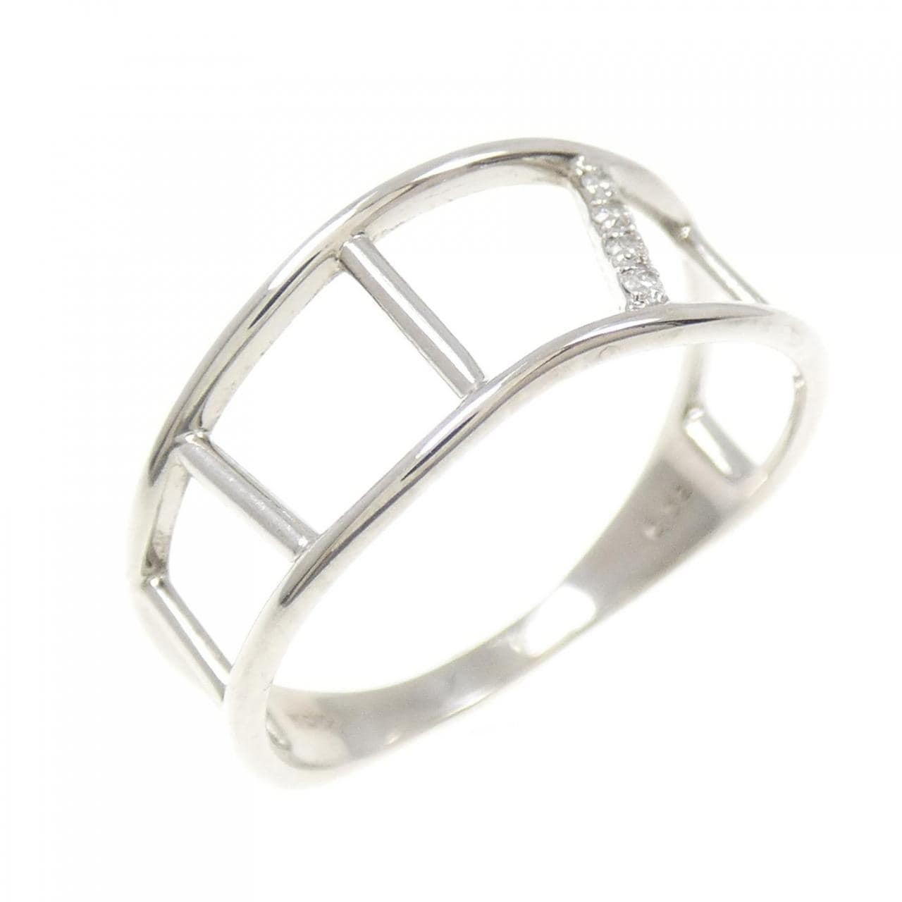 K10WG ダイヤモンド リング 0.02CT