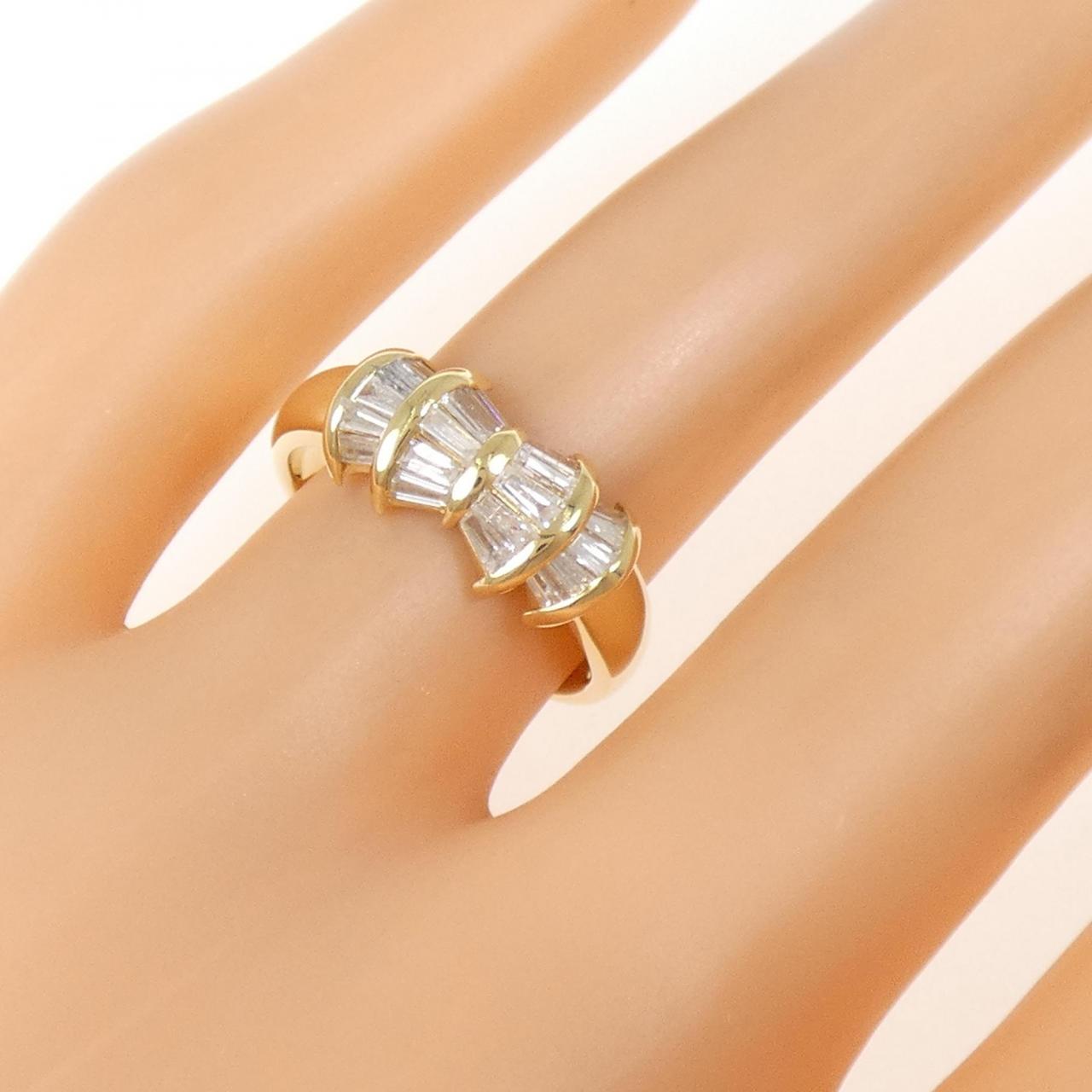 K18YG ダイヤモンド リング 1.00CT