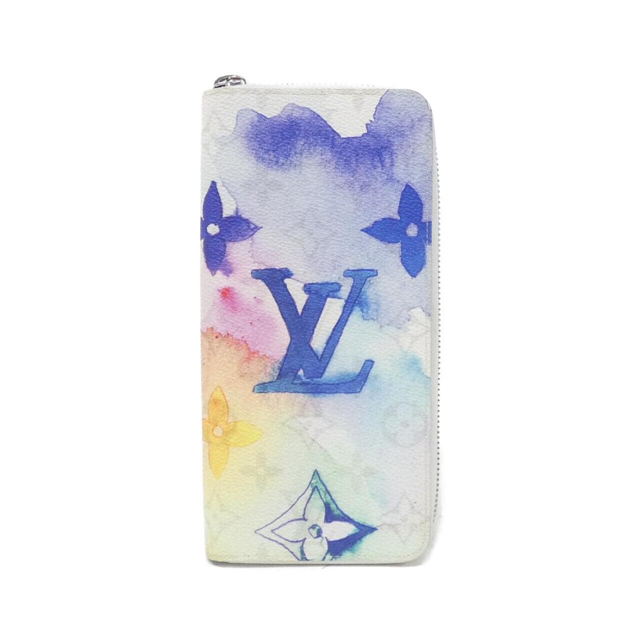 LOUIS VUITTON Vuitton Watercolor Monogram Zippy Wallet Vertical M80499 Wallet