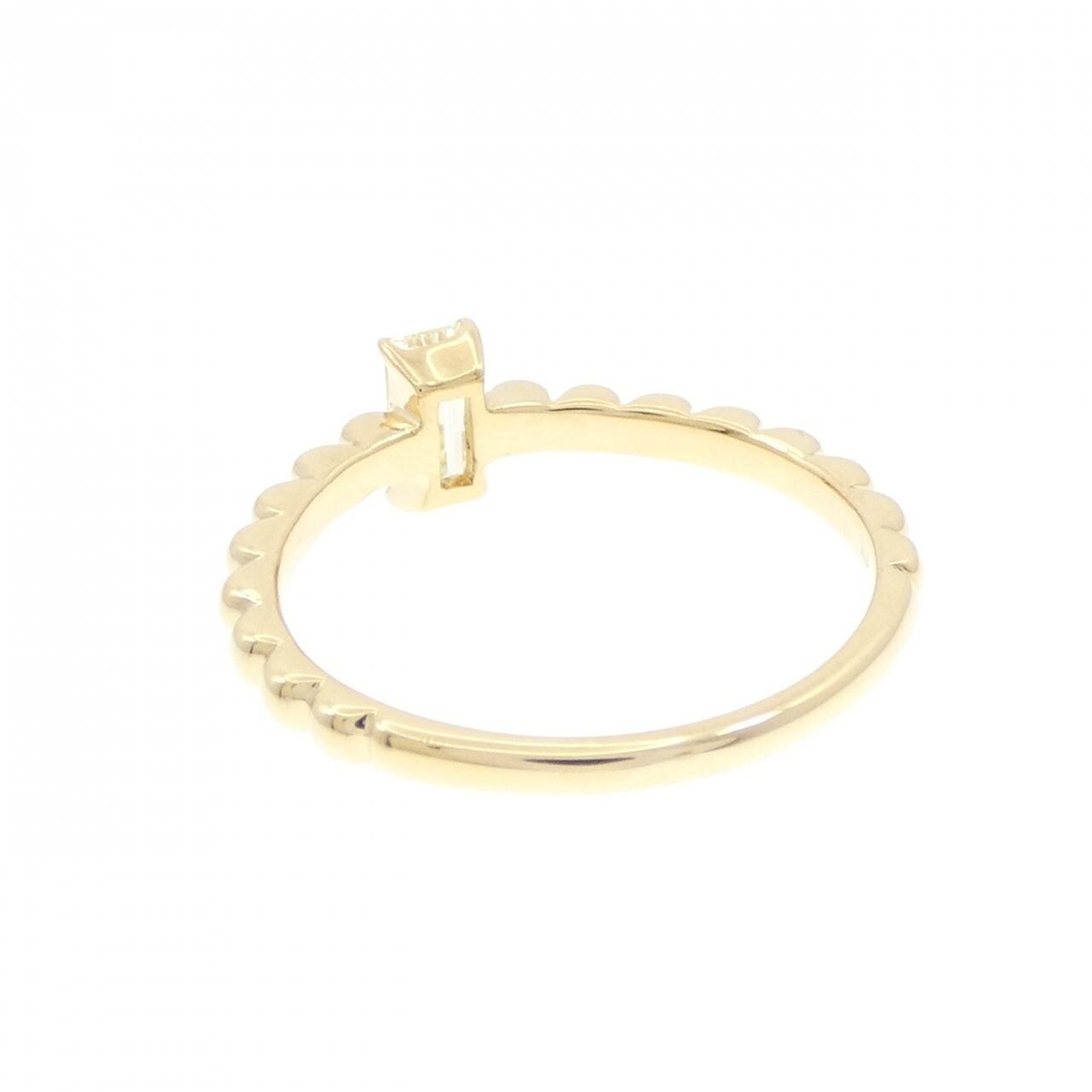 K18YG ダイヤモンド リング 0.306CT
