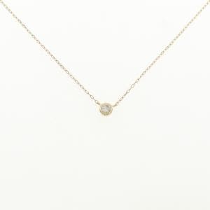 K18YG  ソリティア ダイヤモンド ネックレス 0.13CT