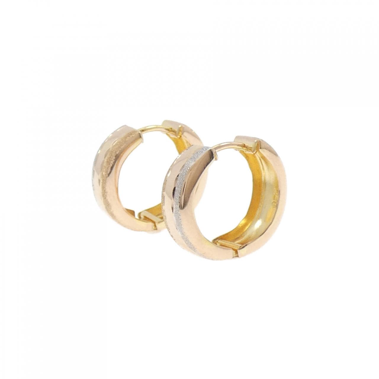 K18スリーカラー ピアス