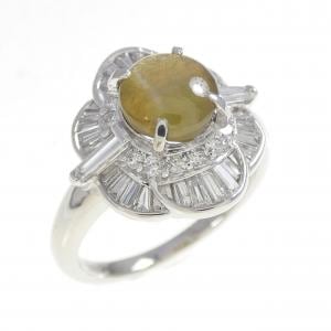 PT900 クリソベリルキャッツアイ リング 1.67CT