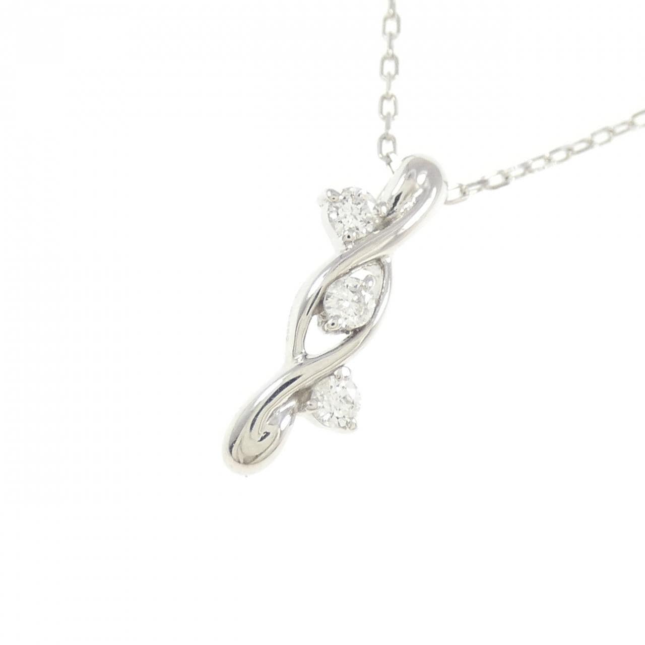 PT850 ダイヤモンド ネックレス 0.11CT