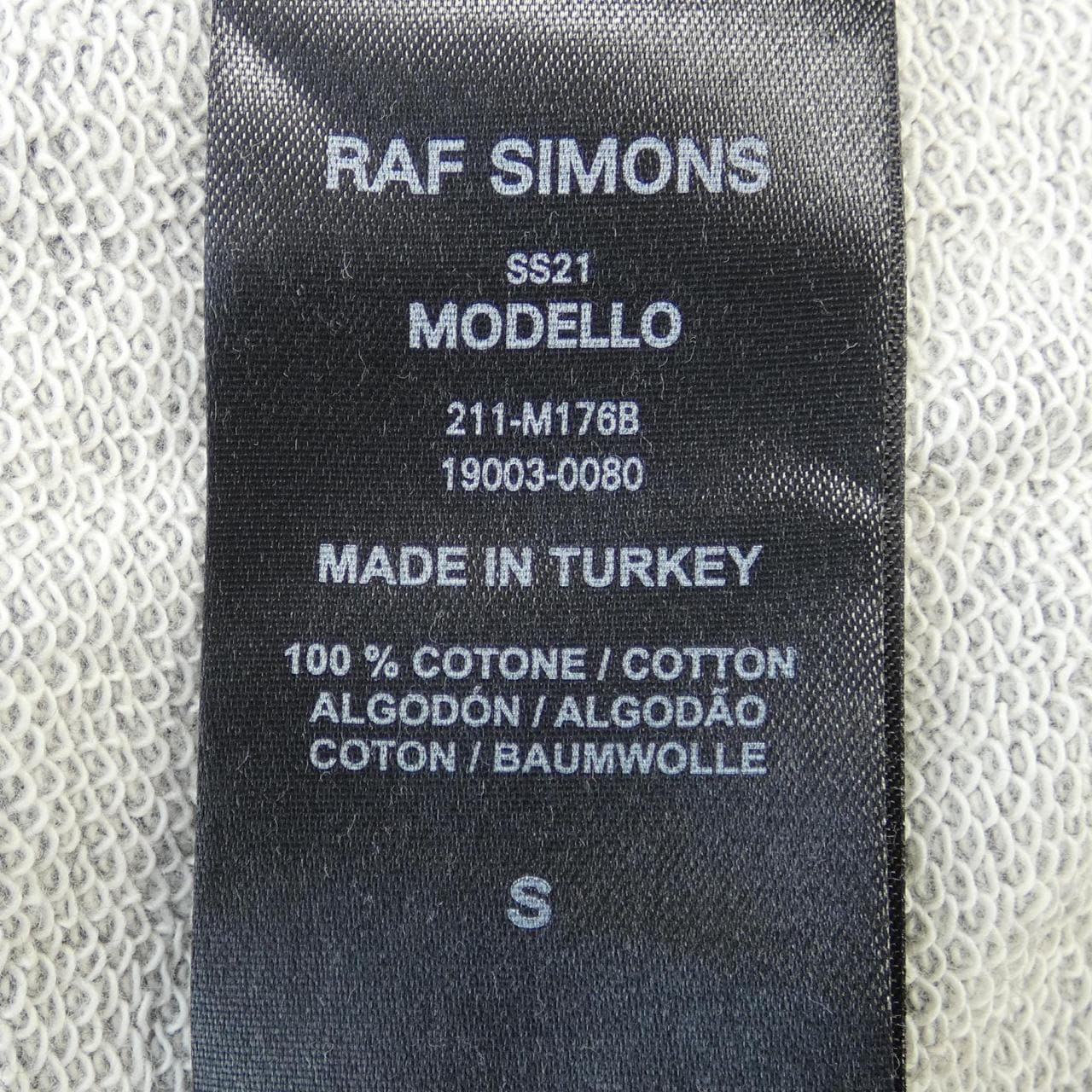 ラフシモンズ RAF SIMONS 211-M176B 19003-0080 パーカー