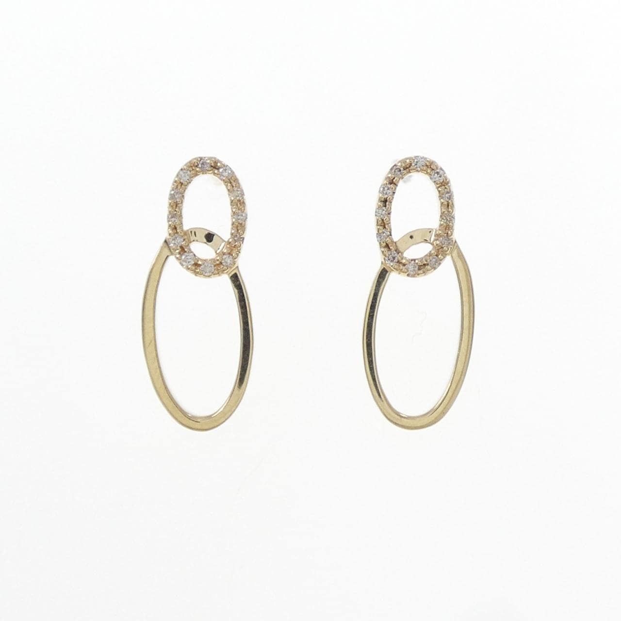 リラ ダイヤモンド ピアス 0.04CT