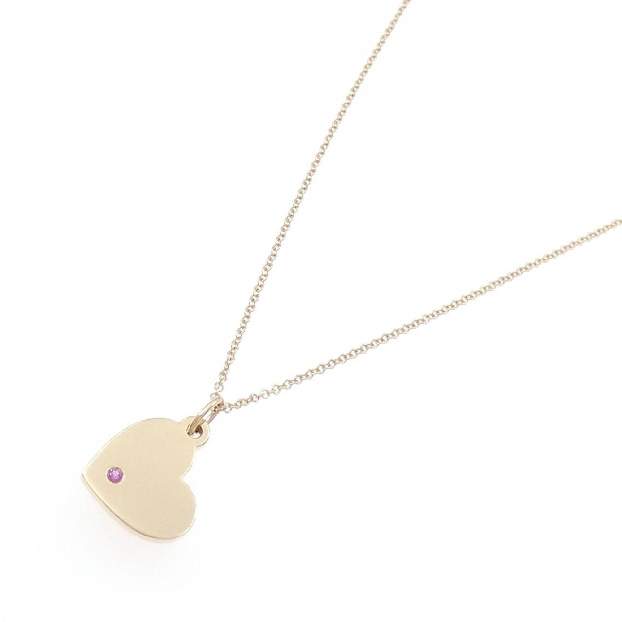 ティファニー ハート ルビー ネックレス