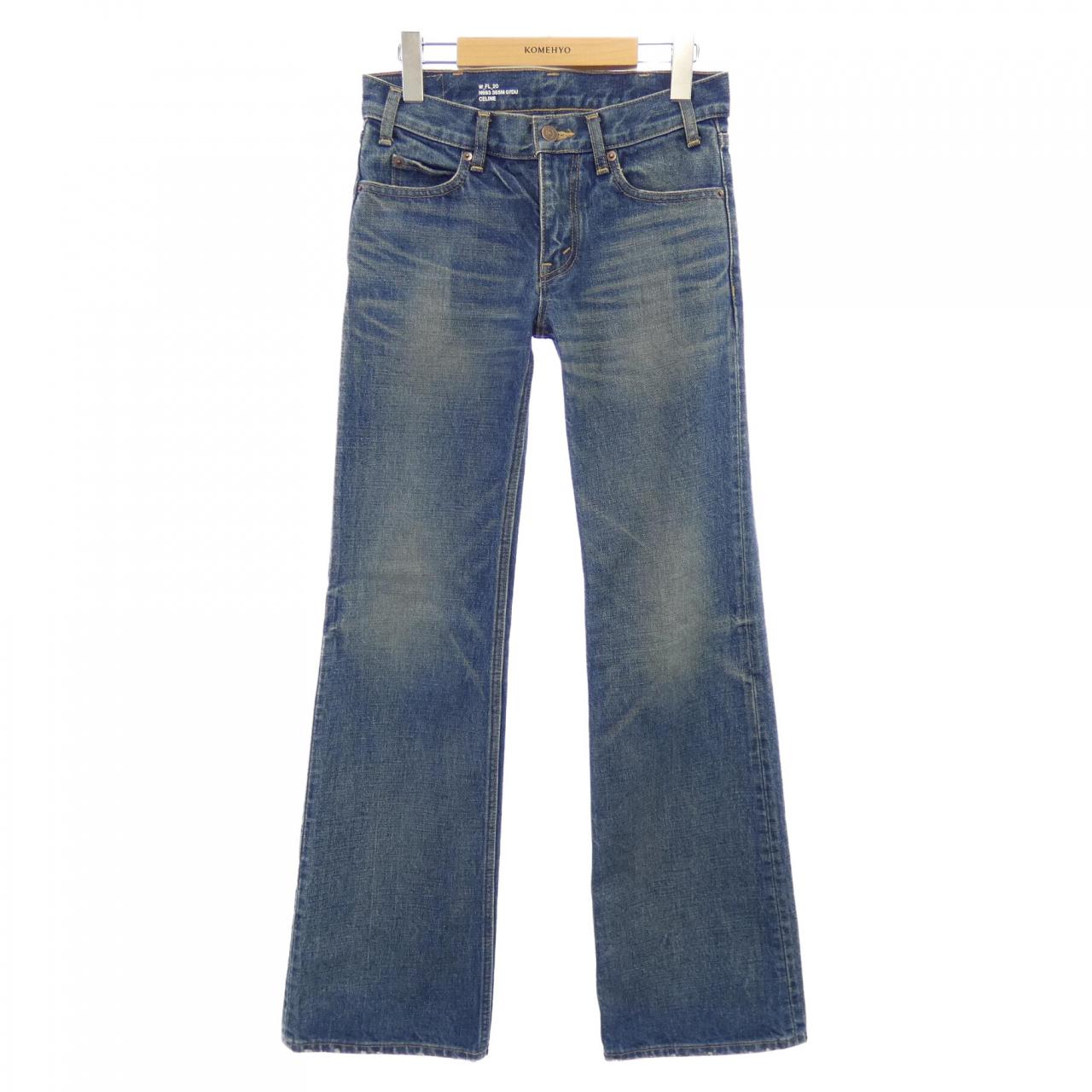 セリーヌ CELINE フレア サージジーンズ 2N693365M ジーンズ