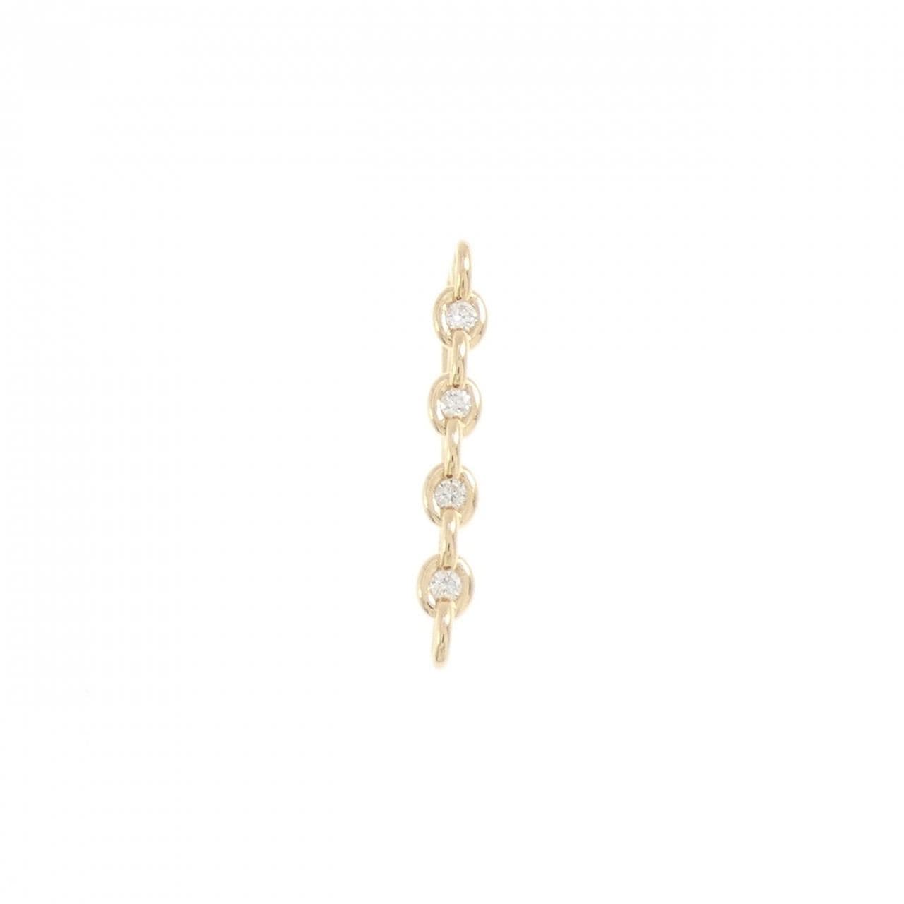 トーカティブ ダイヤモンド ピアス 0.036CT 片耳