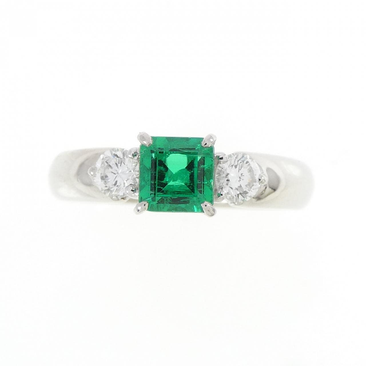 PT900 エメラルド リング 0.50CT