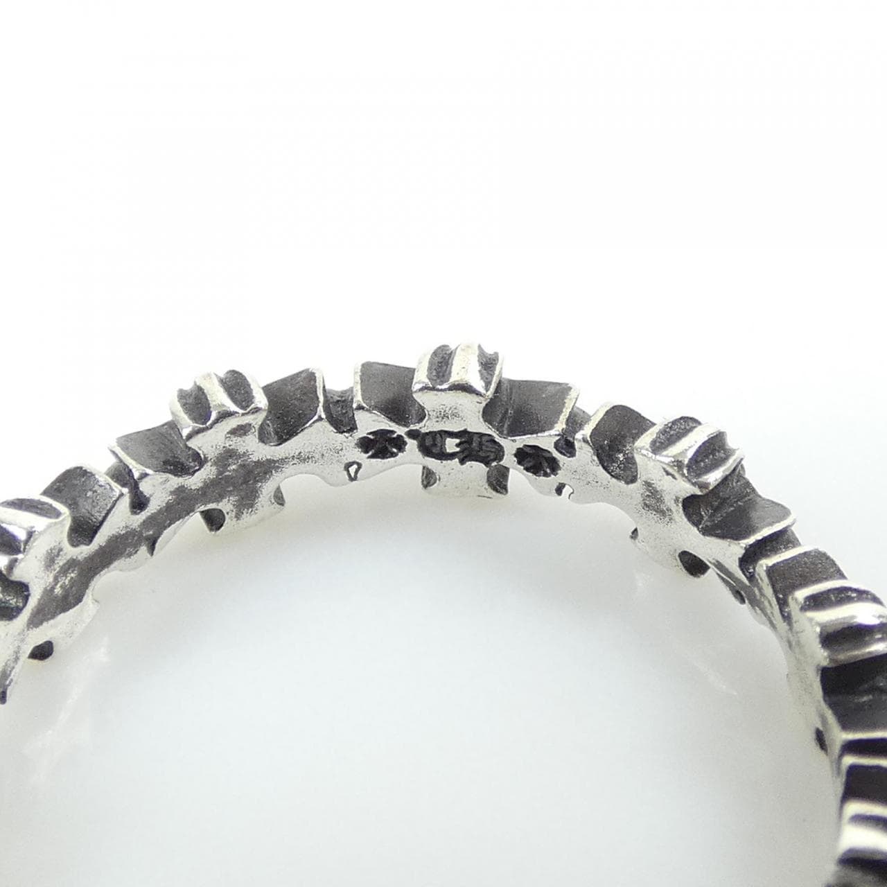クロムハーツ CHROME HEARTS TINY E CH PLS BAND 207192003SLV RING