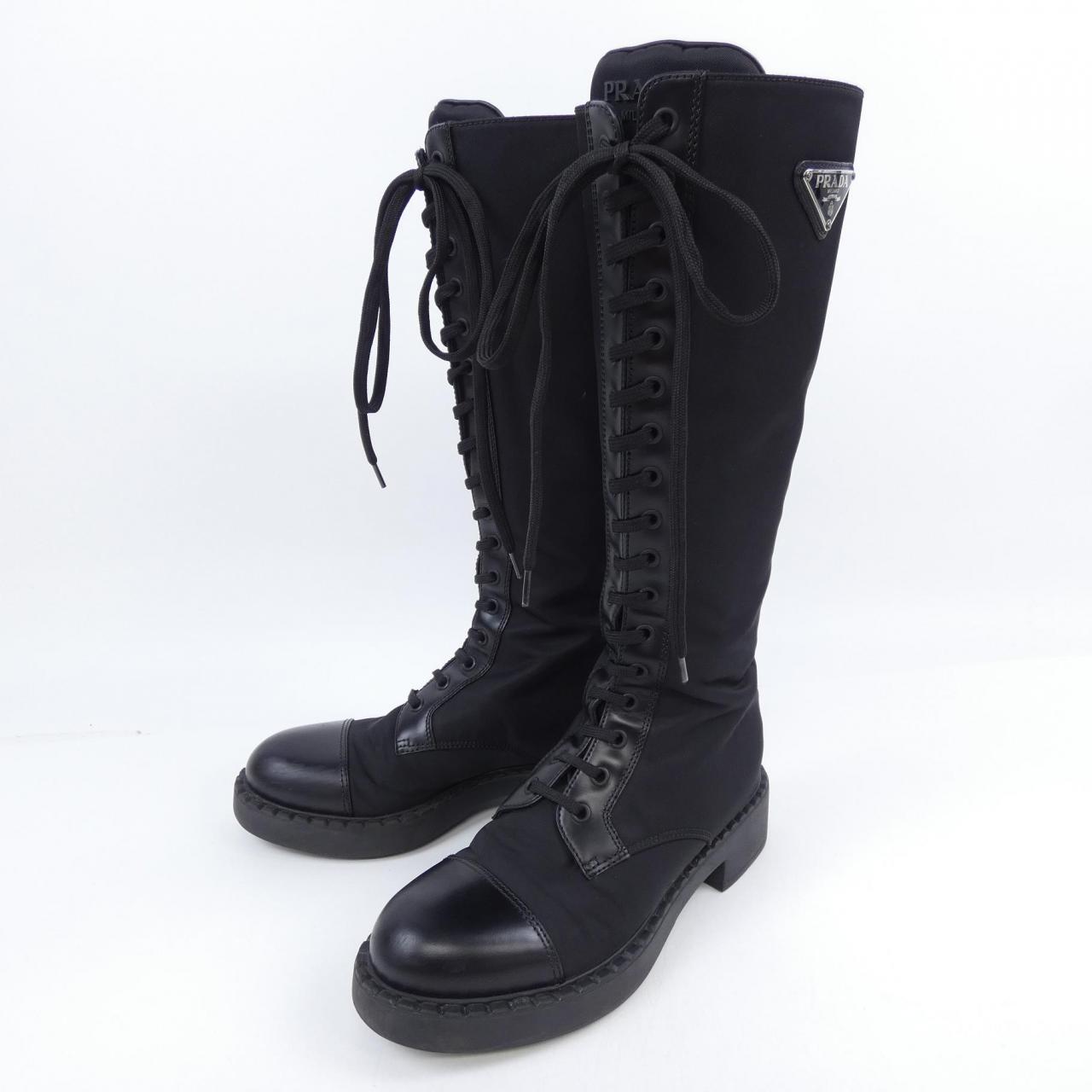 プラダ PRADA トライアングルロゴ 1W906M ロングブーツ