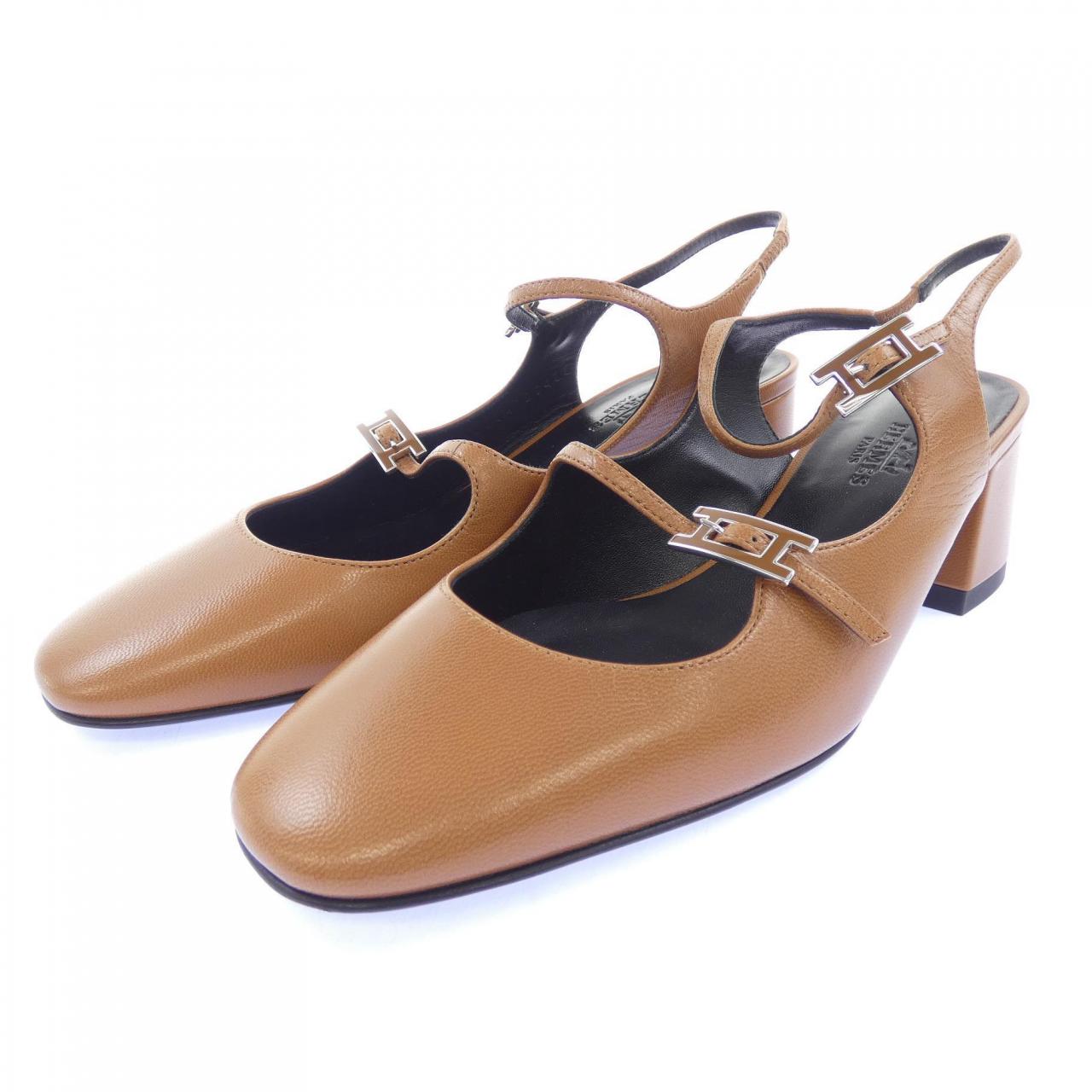 エルメス HERMES ジャッキー50 アピバックル 242041Z パンプス