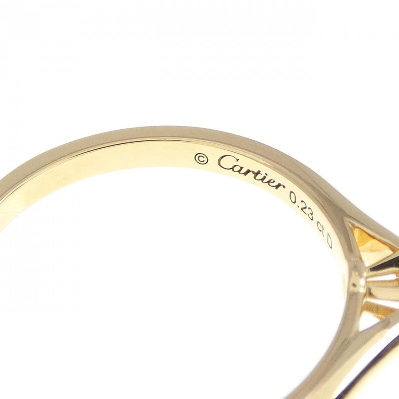 Cartier MK Caufil 戒指 0.23CT E VS2 3EXT