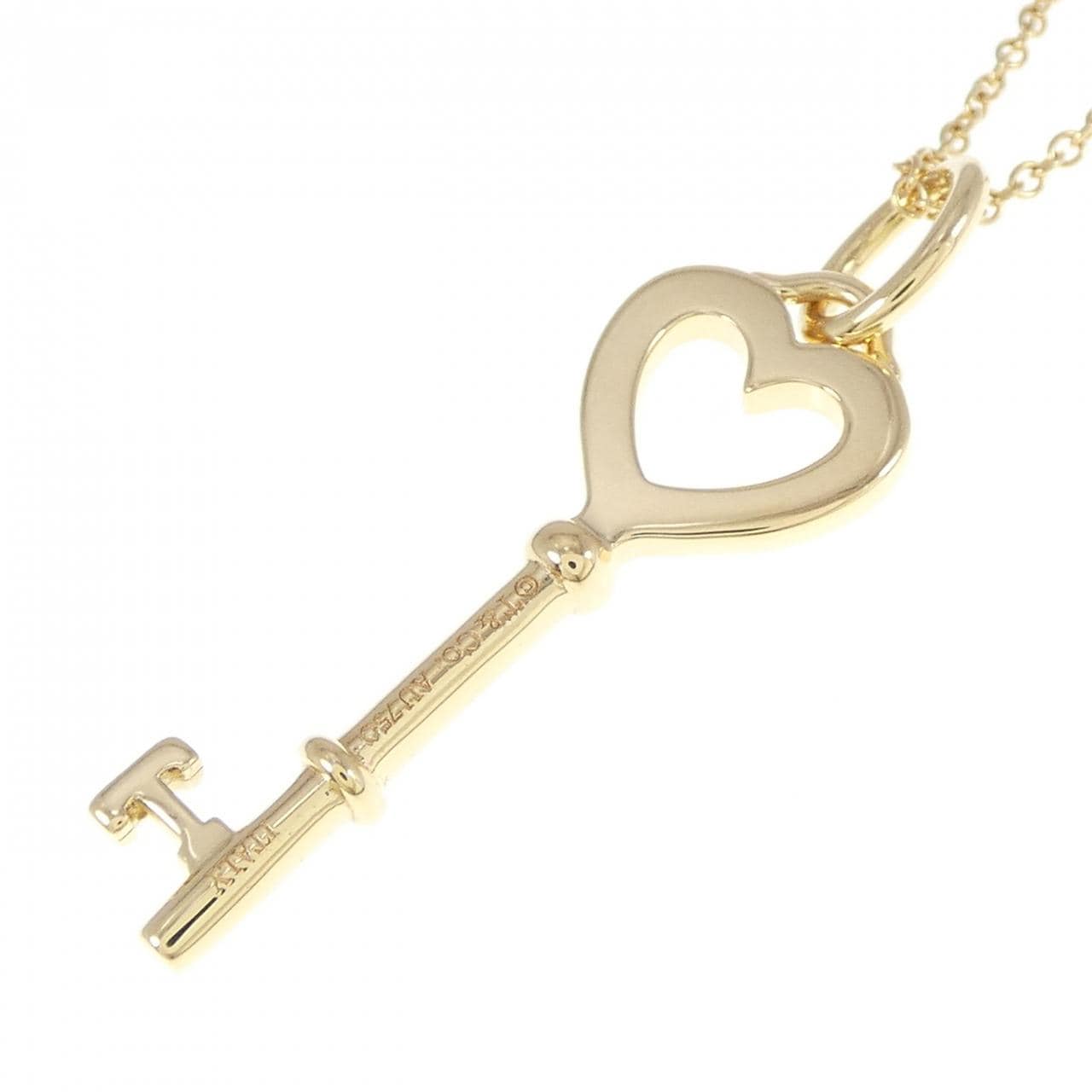 TIFFANY heart key mini necklace