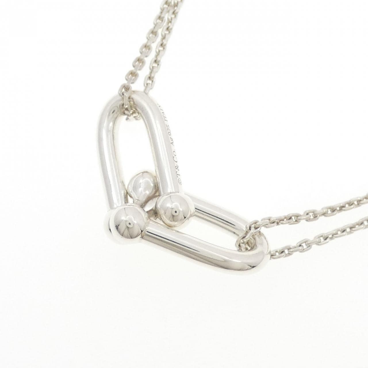 ティファニー ハードウェア ラージ ダブル リンク ネックレス