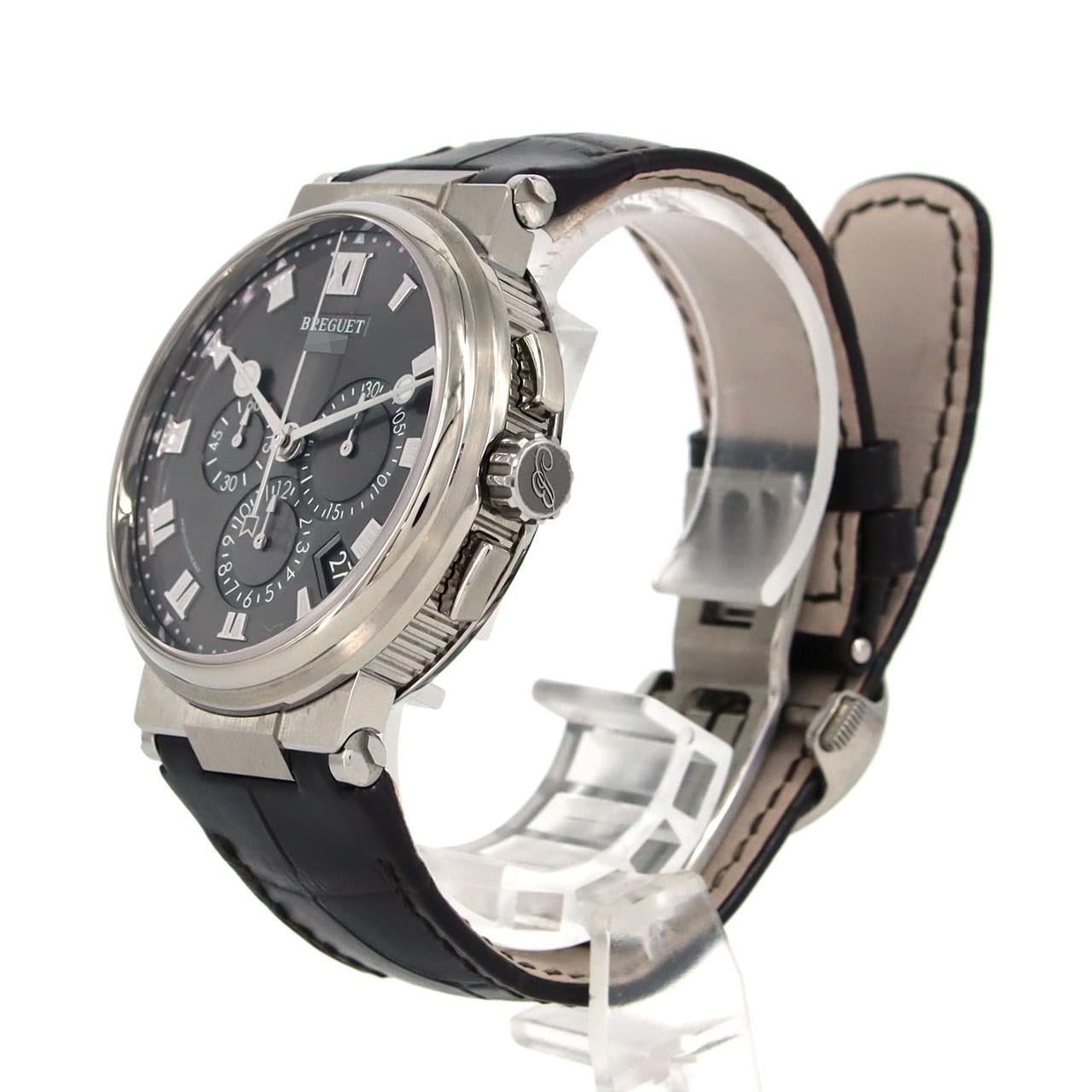 ブレゲ マリーンクロノグラフ TI 5527TI/G2/9WV TI 自動巻