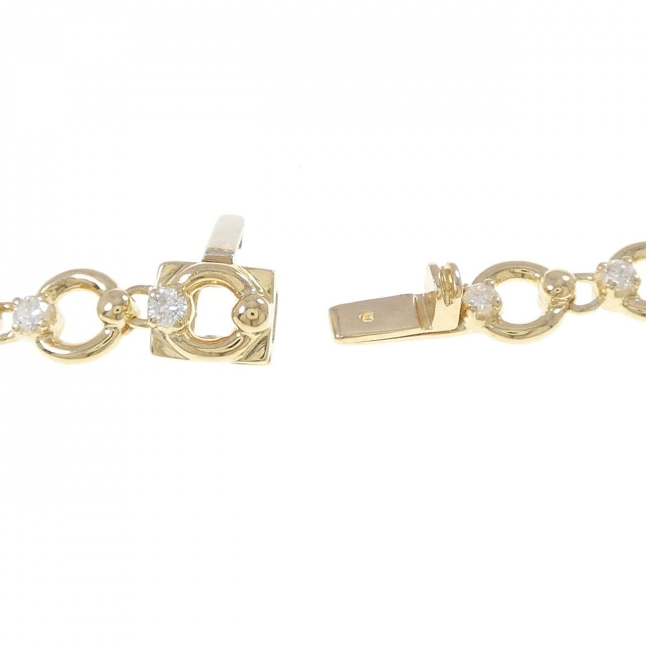 K18YG ダイヤモンド ブレスレット 1.00CT