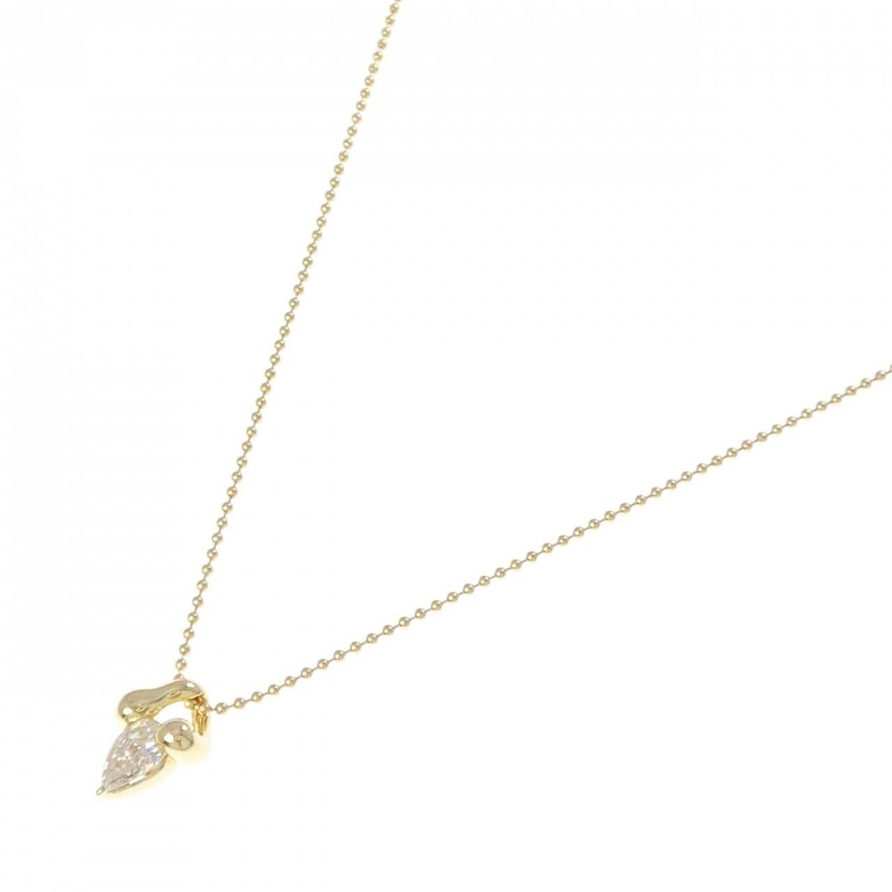 K18YG ダイヤモンド ネックレス 0.35CT