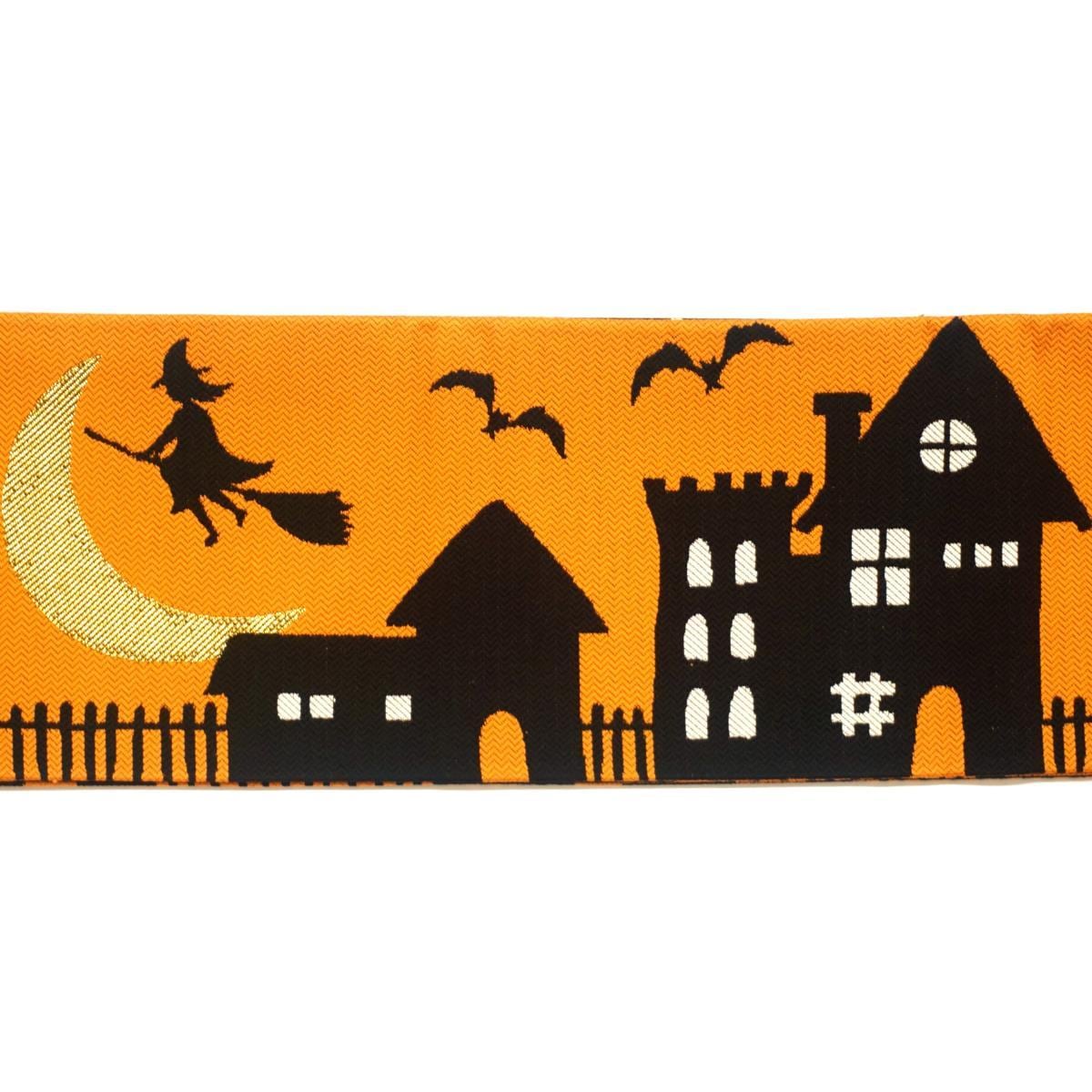 【新品】半幅帯　ハロウィン