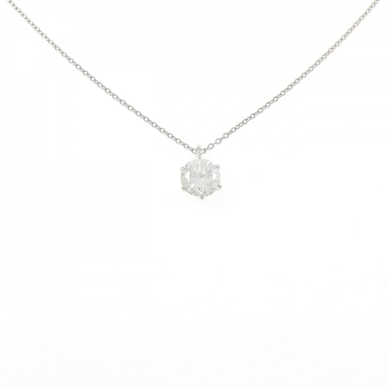 【リメイク】PT900/PT850 ダイヤモンド ネックレス 1.060CT E I1 Good