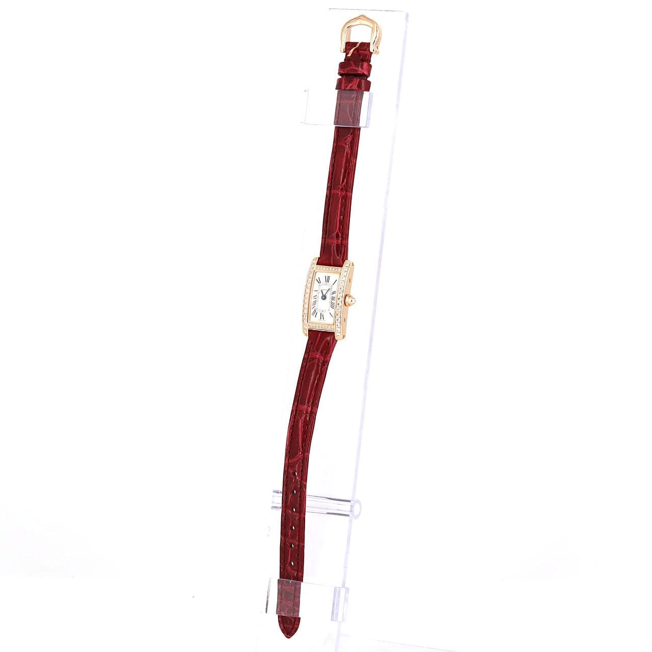 Cartier Mini Tank American PG/D WJTA0026 PG/RG Quartz