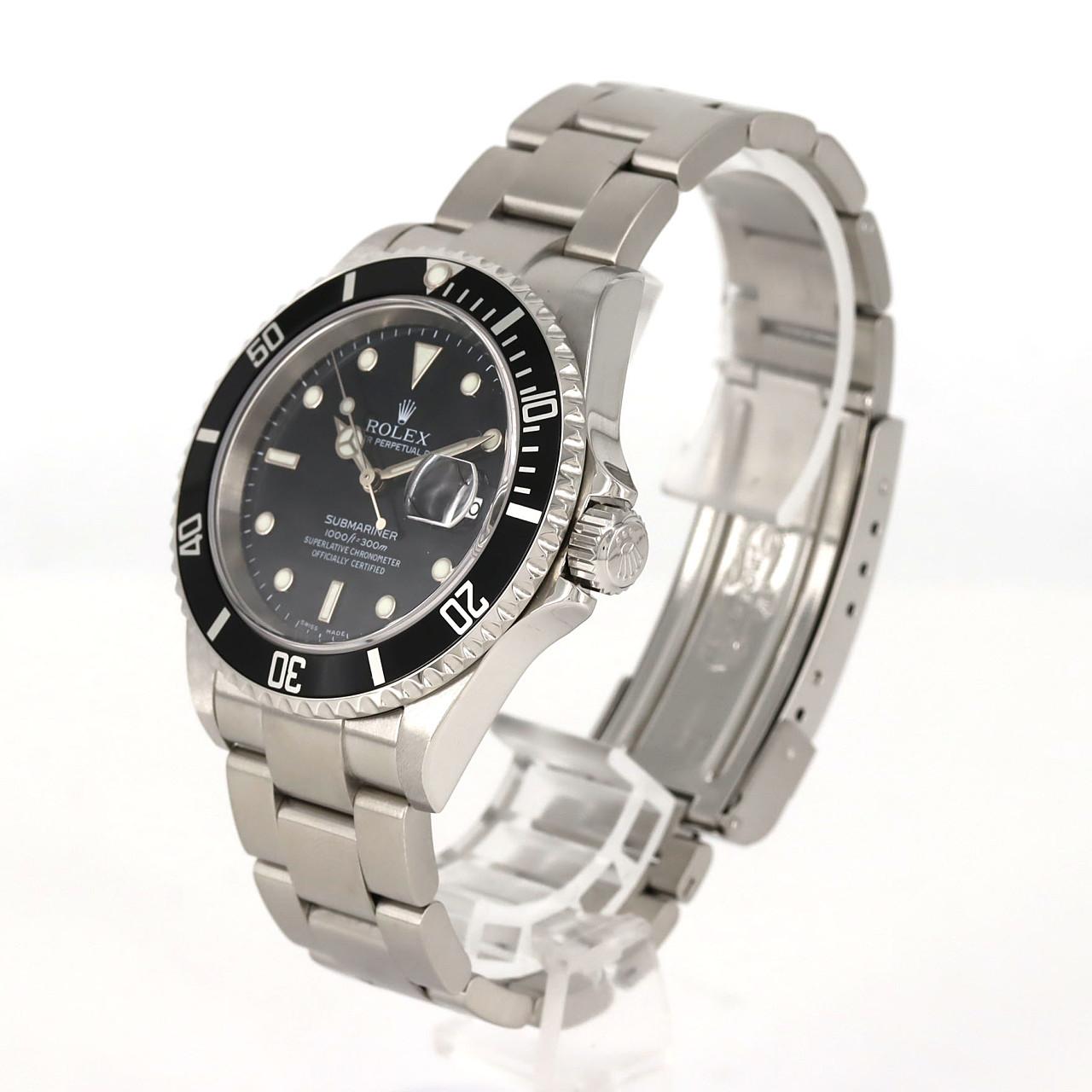 ロレックス サブマリーナーデイト 16610 SS 自動巻 D番
