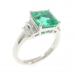 PT900 エメラルド リング 2.72CT コロンビア産