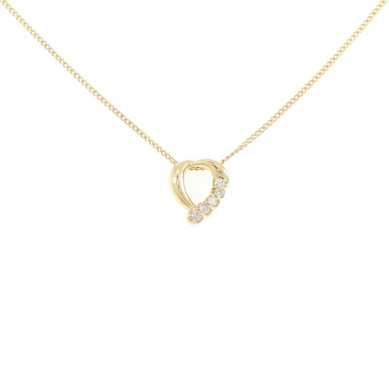 K18YG ダイヤモンド ネックレス 0.09CT