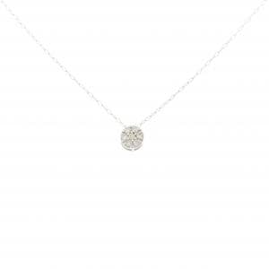 K10WG ダイヤモンド ネックレス 0.10CT