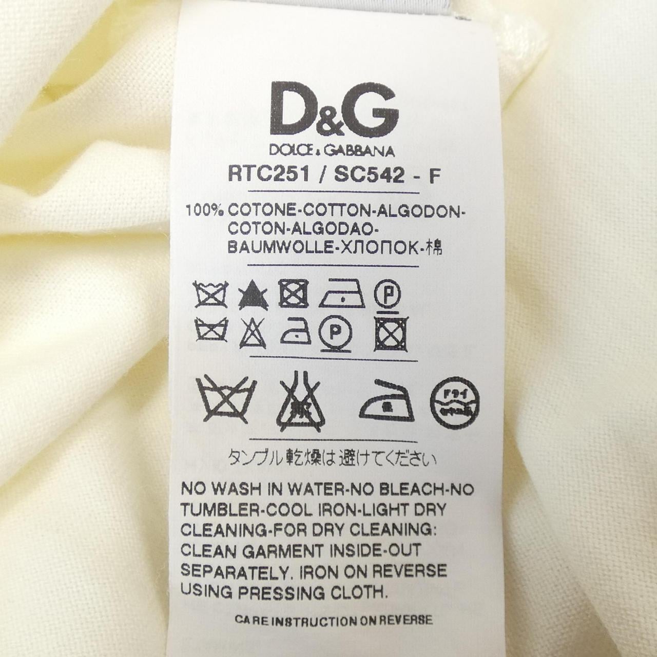 ディーアンドジー D&G Tシャツ