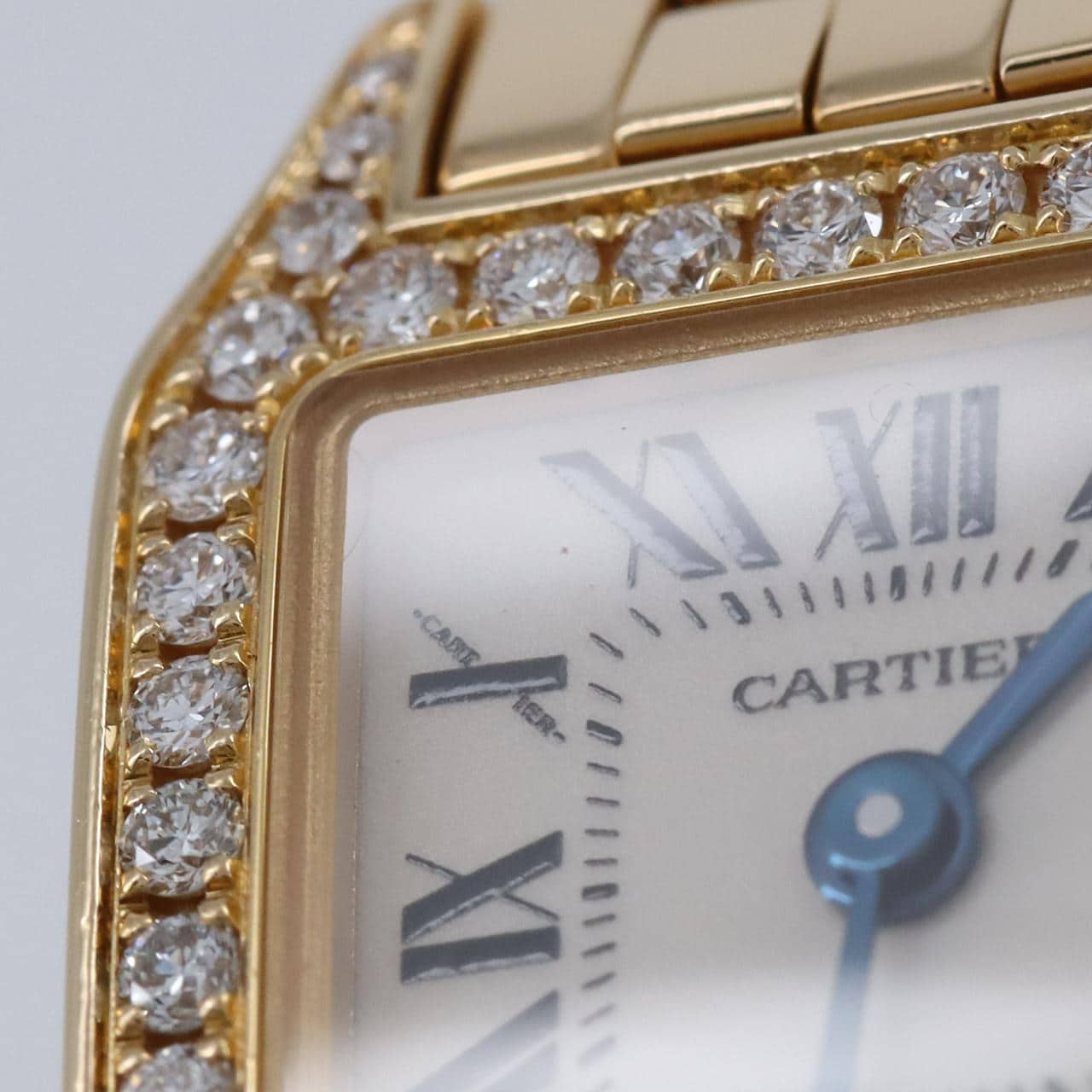 Cartier Mini Santos de Moiselle YG/D WF9006Y7 YG石英