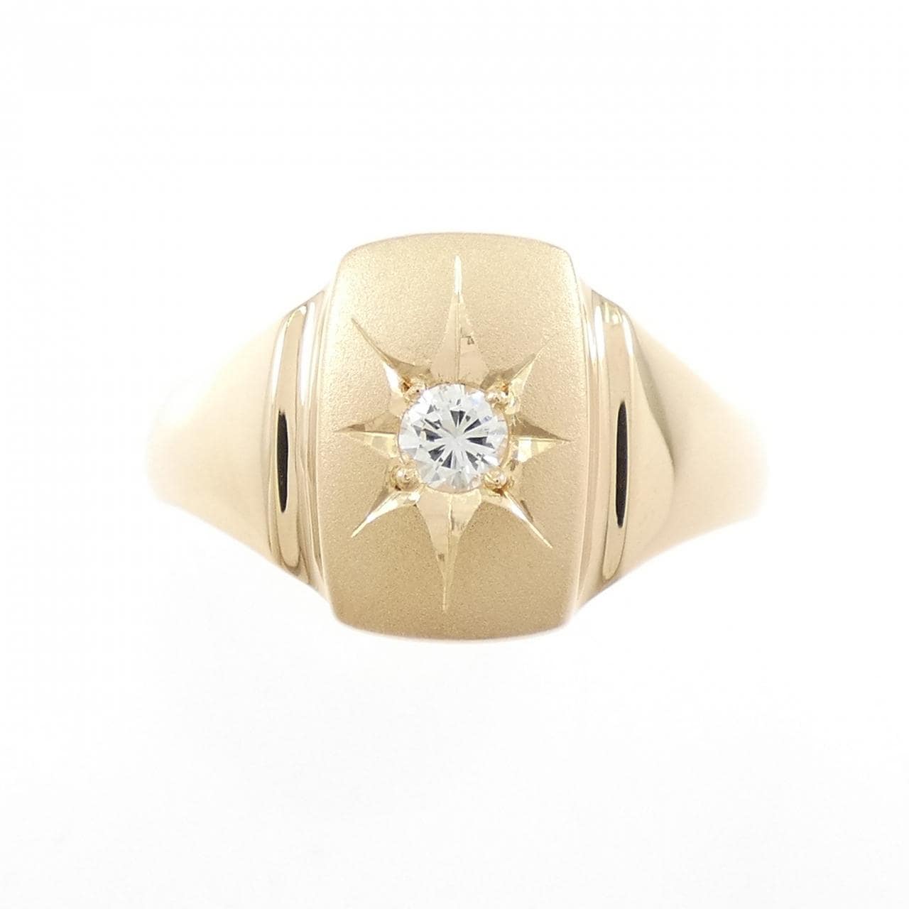 K18PG ダイヤモンド リング 0.10CT