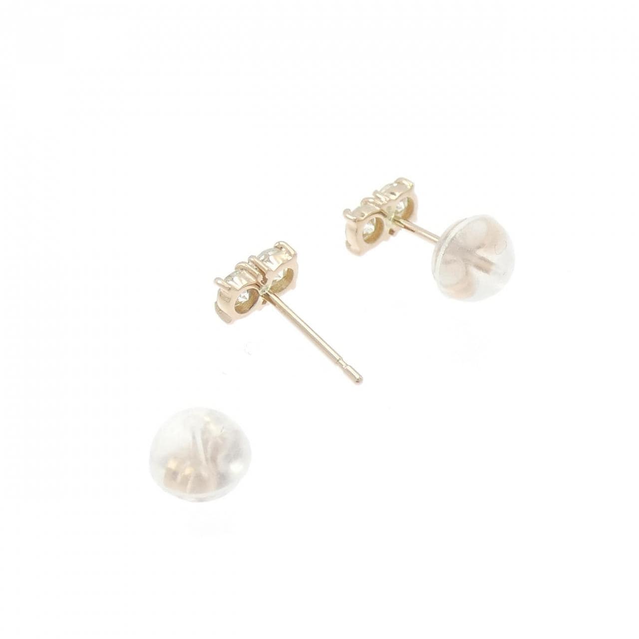 K18PG ダイヤモンド ピアス 0.30CT