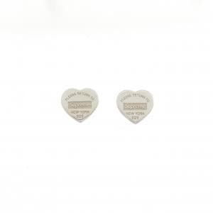 ティファニー ハートタグ ピアス