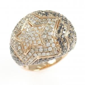 18KPG スター ダイヤモンド リング 2.59CT