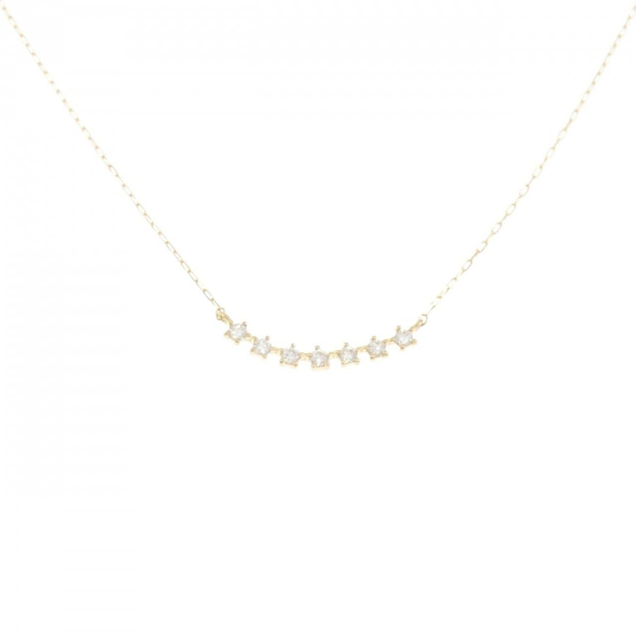 【新品】K18YG ダイヤモンド ネックレス 0.08CT