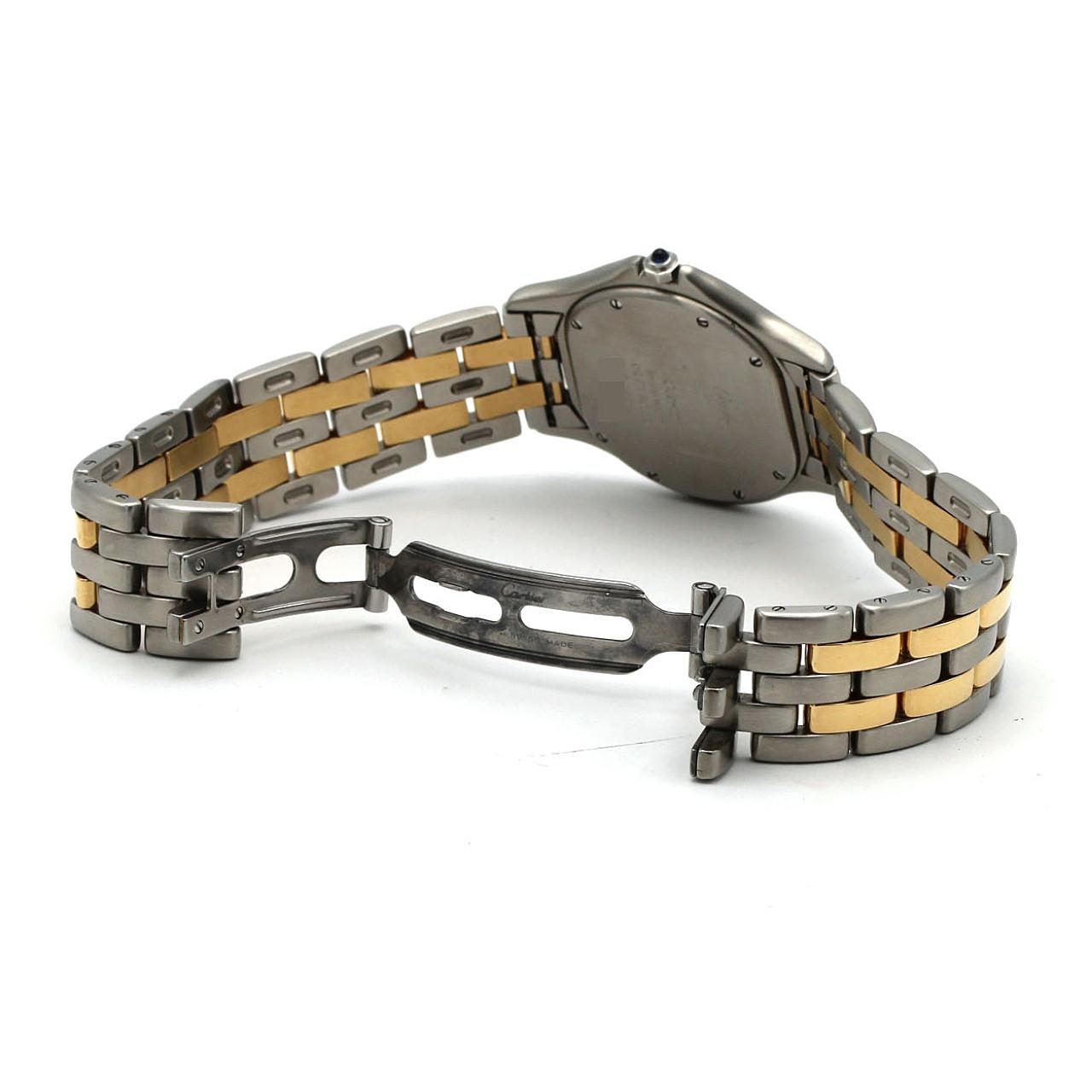 【ノーメンテナンス還元価格】カルティエ パンテールクーガーLM 2ROW W35006B6 SSxYG クォーツ