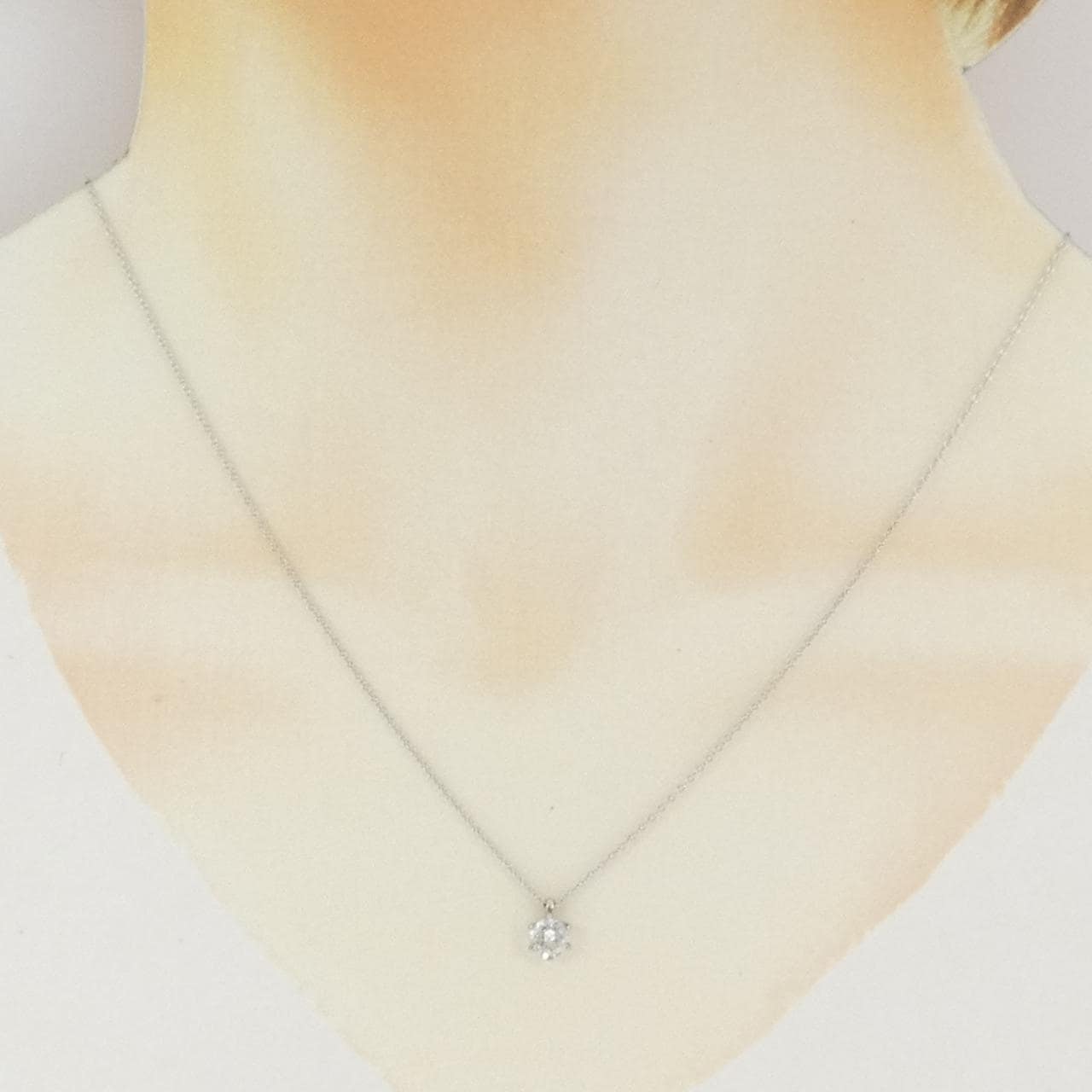 PT900/PT850 ダイヤモンド ネックレス 0.388CT