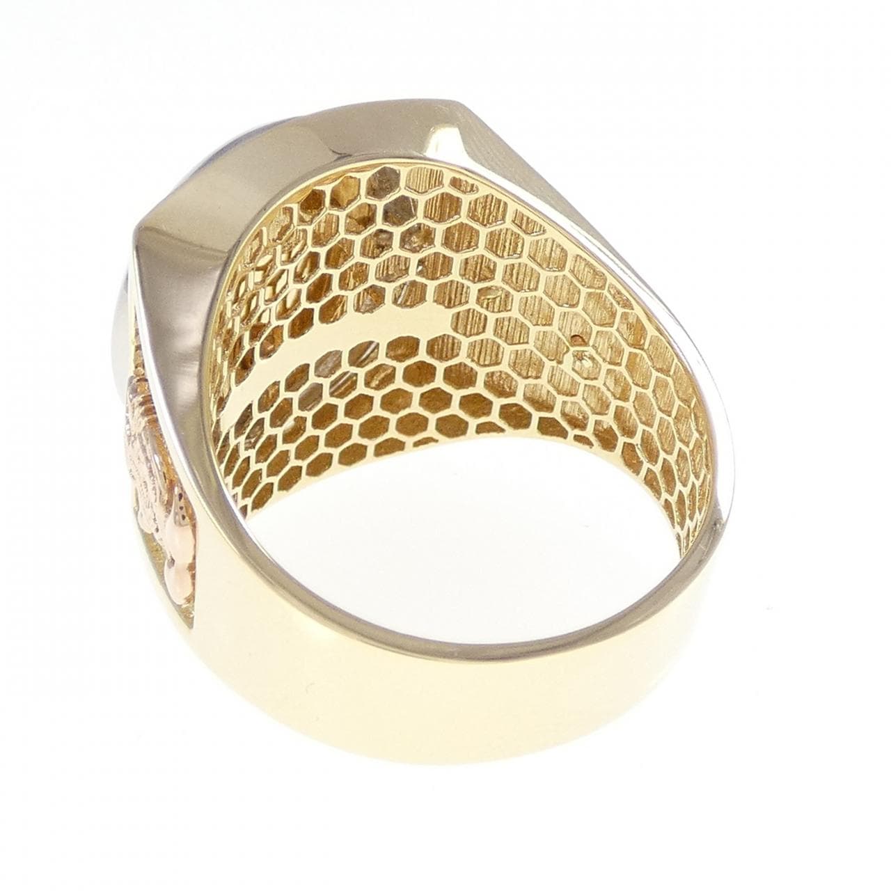 K18スリーカラー ドラゴン リング