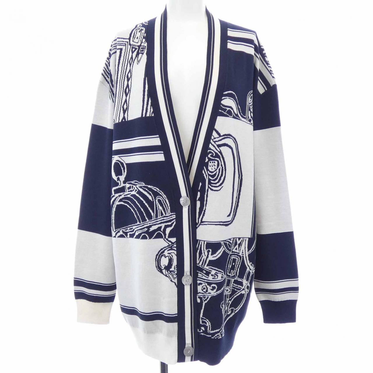 エルメス HERMES EN DESORDRE FINESSE BRIDE DE GALA 4E2727D6 カーディガン