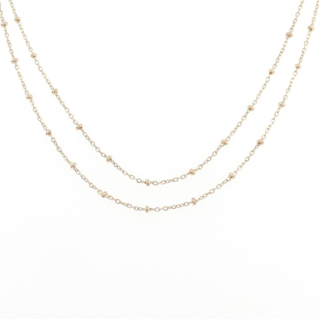 K10YG ハート ネックレス